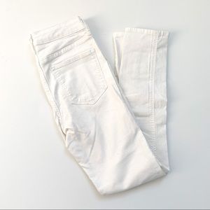 Nwot white high waisted jeans skinny ankle